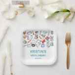 Stock the Kitchen Bridal Shower Kitchen Utensils  Pappteller<br><div class="desc">Celebrate her upcoming wedding with these adorable stock the kitchen paper plates.</div>