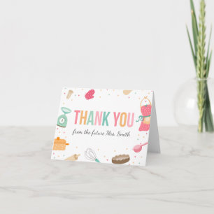 Stock the Kitchen Mrs. Brautparty Vielen Dank Dankeskarte