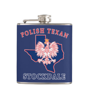 Stockdale Polnisch Texan Flachmann