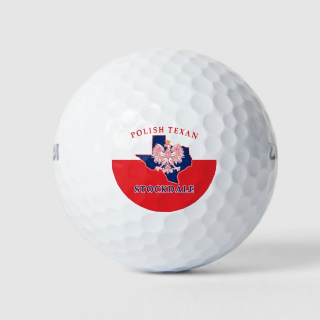 Stockdale Polnisch Texan Golfball (Vorderseite)