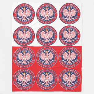 Stockdale Texas Polnischer Adler Fleecedecke