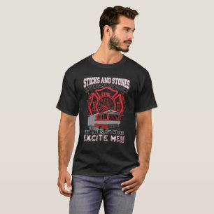 Stöcke und Steine können meine Knochen aber T-Shirt