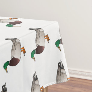 Stockente Cartoon-Illustration  Tischdecke