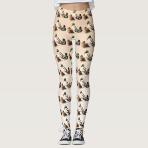 Stockente duckt Vogel-Tier-Leggings Leggings