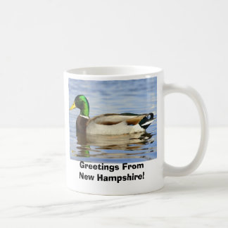Stockente, Grüße vom New Hampshire! Kaffeetasse