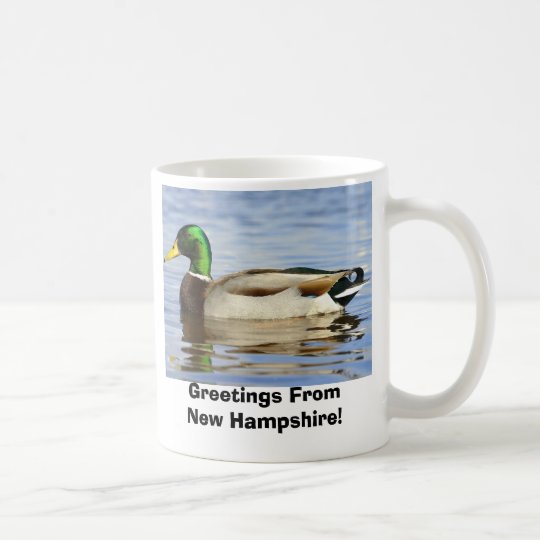 Stockente, Grüße vom New Hampshire! Kaffeetasse