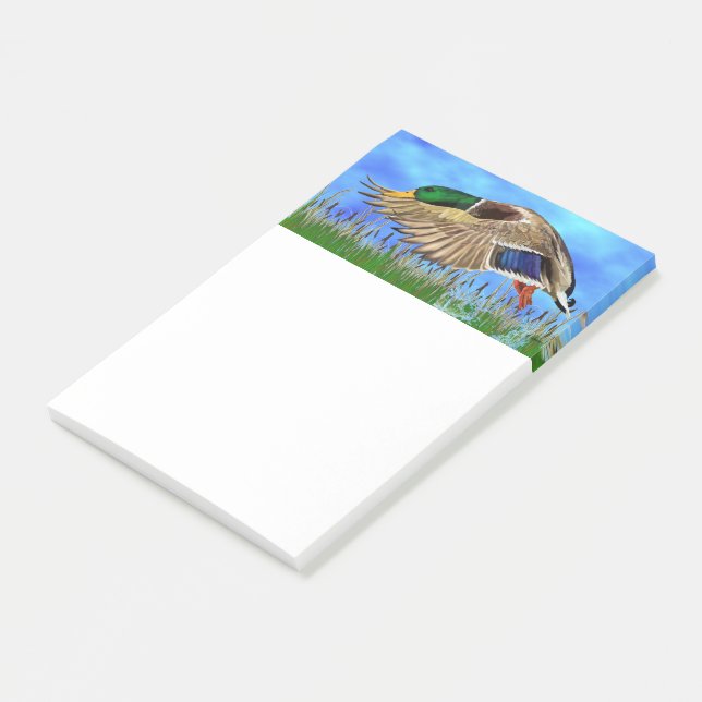 Stockente Post-it Klebezettel (angewinkelt)