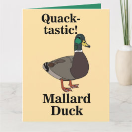 Stockente Quack-Tastische Ente Karte