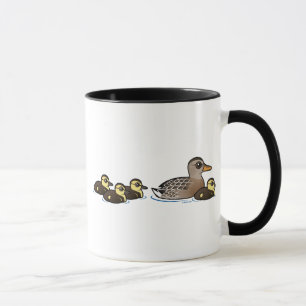 Stockente u. vier Entlein Tasse