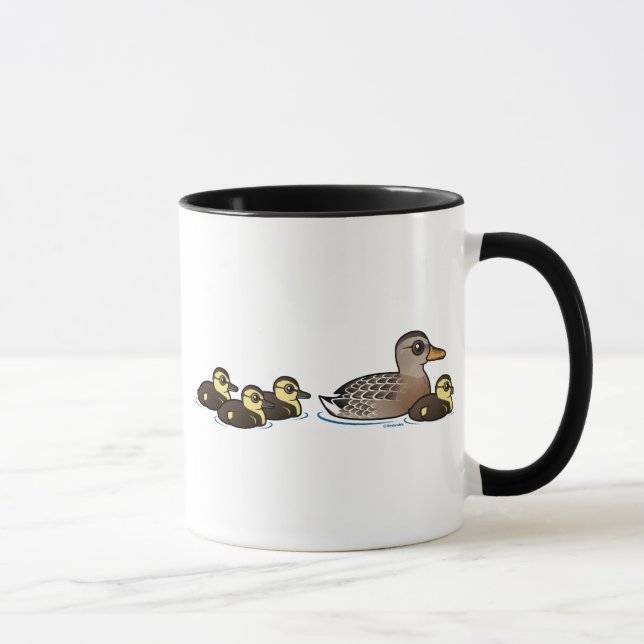 Stockente u. vier Entlein Tasse (Rechts)