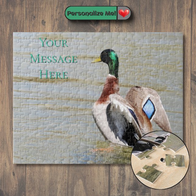 Stockenten-Diamant-Puzzle (Mallard Duck Diamond Jigsaw Puzzle)
