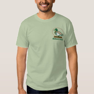 Stockenten-Ente gesticktes T-Shirt