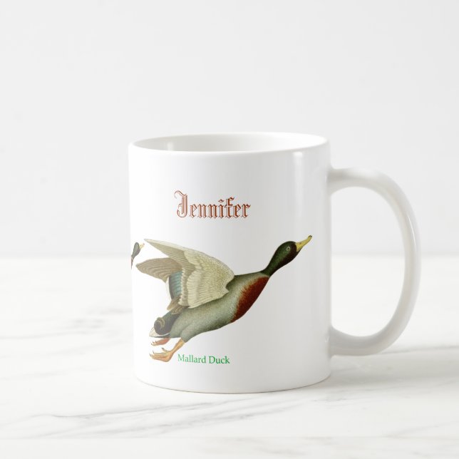Stockenten-Ente Kaffeetasse (Rechts)
