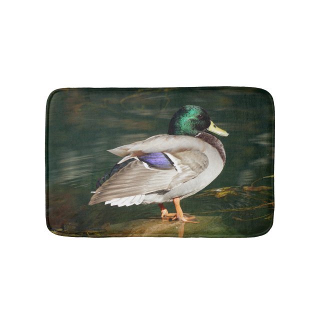 Stockenten-Enten-Bad-Matte Badematte (Vorderseite)