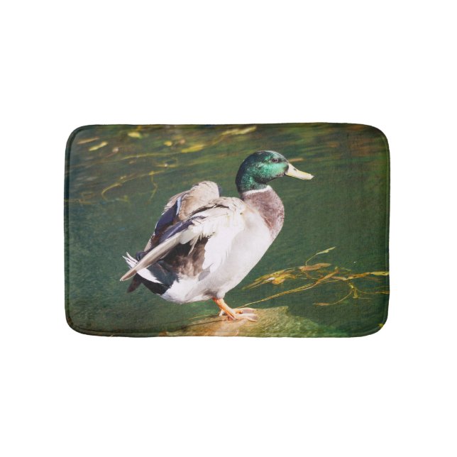 Stockenten-Enten-Bad-Matte Badematte (Vorderseite)