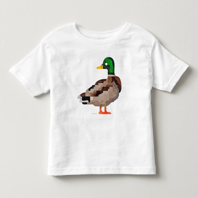 Stockenten-Enten-Kleinkind-T - Shirt (Vorderseite)