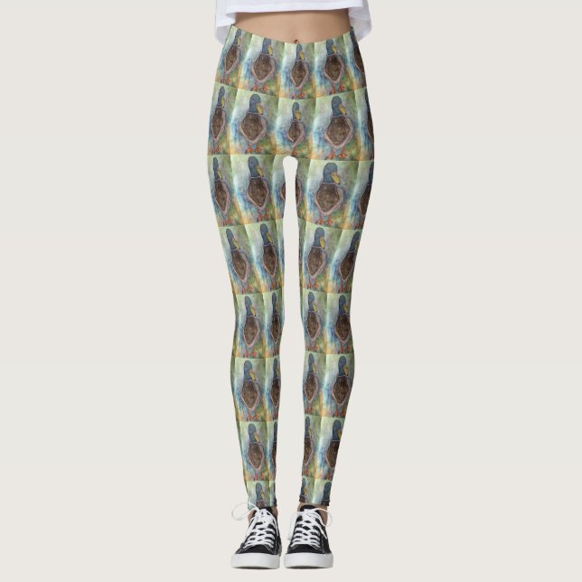 Stockenten-Enten-Leggings Leggings (Vorderseite)