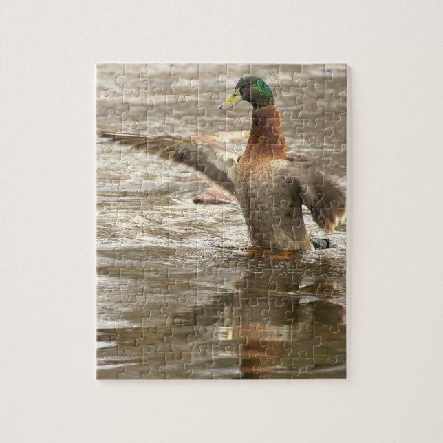 Stockenten-Foto-Puzzle (Vertikal)