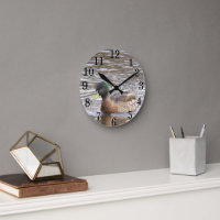 Stockenten-Foto-Uhr