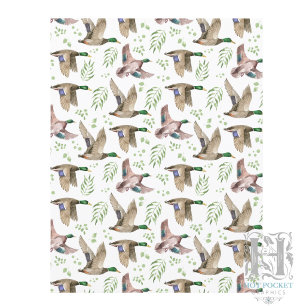 Stockenten Scrapbook Papier