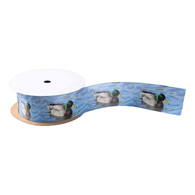 Stockentenente Satinband (Spule)