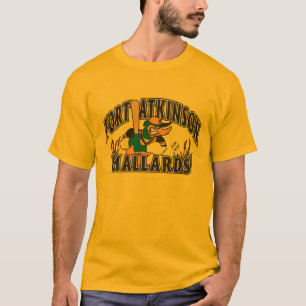 Stockentent-stück der langen Hülsenmänner T-Shirt
