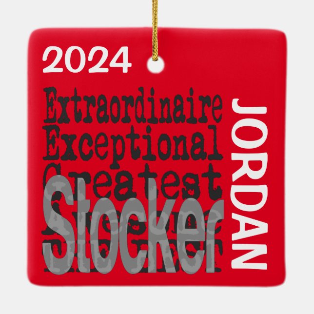 Stocker Extraordinaire CUSTOM Keramikornament (Rückseite)