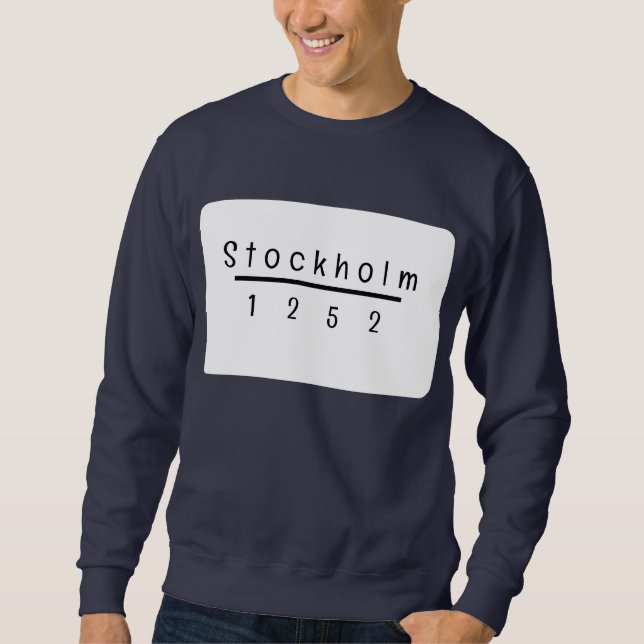 Stockholm 1252 Personalize Sweatshirt (Vorderseite)