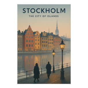 STOCKHOLM — DIE STADT DER INSELN POSTER