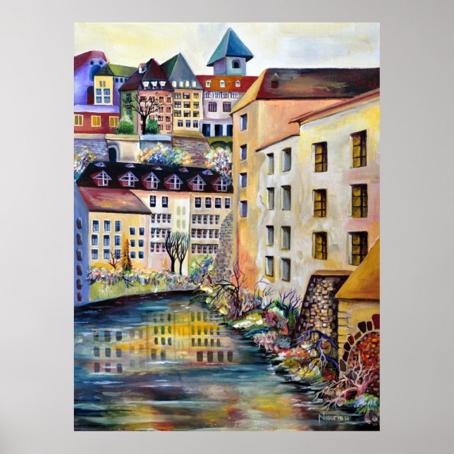 Stockholm, Gamla Stan, Altstadt Poster (Vorne)