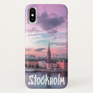 Stockholm Hauptstadt Schweden Nacht Skyline Case-Mate iPhone Hülle