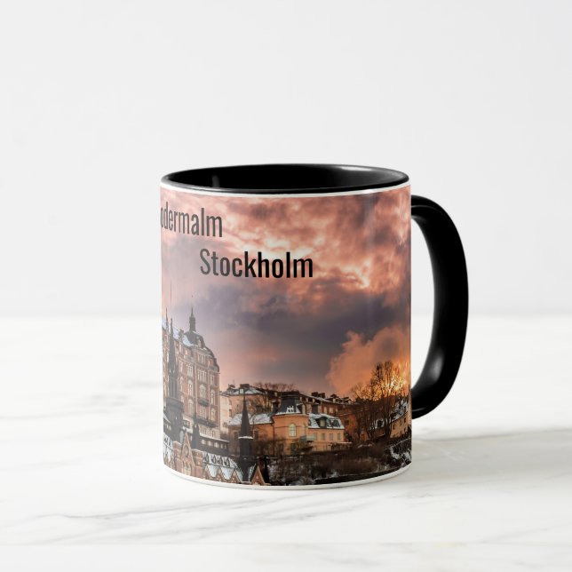 Stockholm, Insel Sodermalm Tasse (VorderseiteRechts)