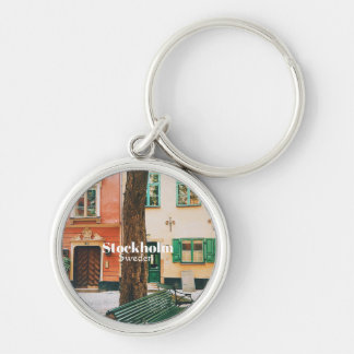 Stockholm Old Town, Gamla Stan, Sweden Souvenir Schlüsselanhänger