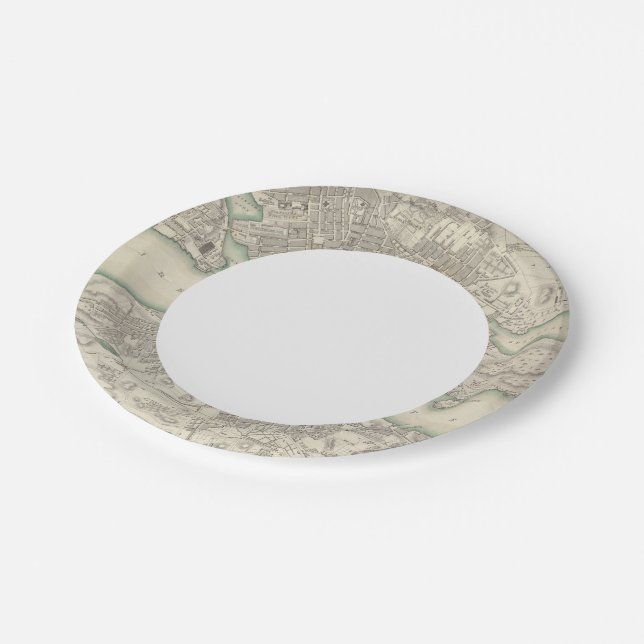 Stockholm Pappteller (Schrägansicht)