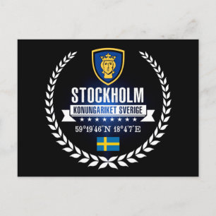 Stockholm Postkarte