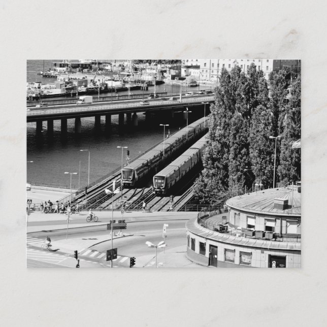 Stockholm Postkarte (Vorderseite)