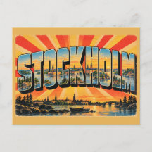 Stockholm Schäreninseln See See Vintage