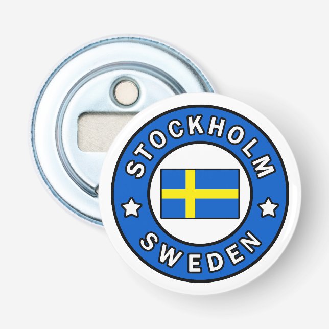 Stockholm Schweden Flaschenöffner (Vorderseite)