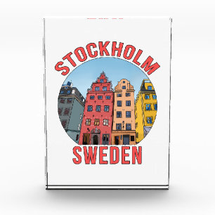 Stockholm Schweden Fotoblock