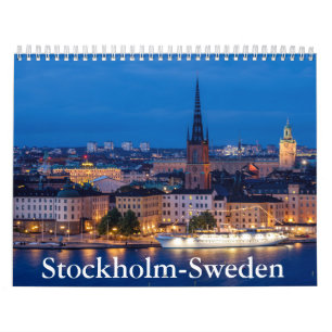 Stockholm-Schweden-Kalender Kalender
