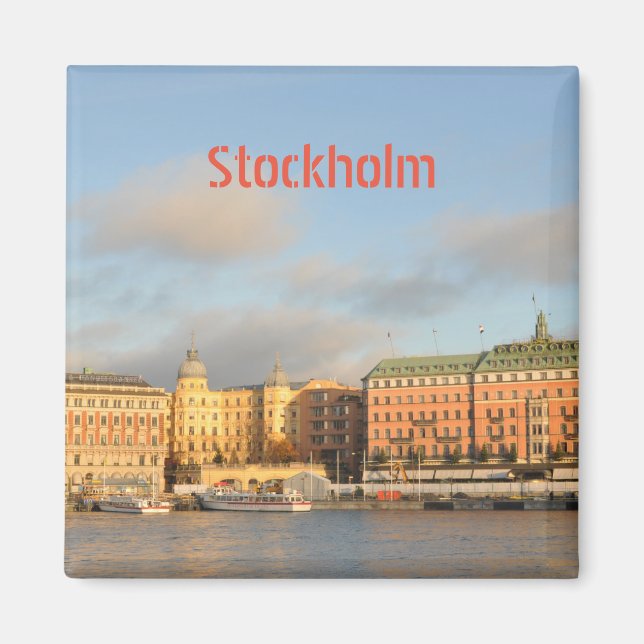 Stockholm, Schweden Magnet (Vorne)