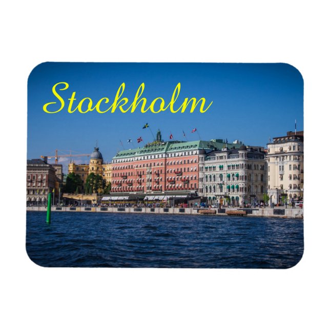 Stockholm Schweden Magnet (Horizontal)