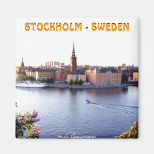 Stockholm - Schweden (Mojisola ein Gbadamosi) Magnet