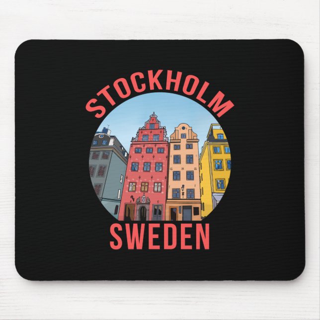 Stockholm Schweden Mousepad (Vorne)
