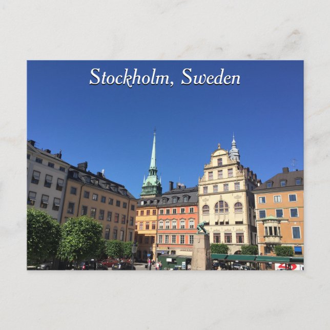 Stockholm, Schweden Postcard Postkarte (Vorderseite)