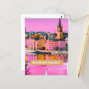 Stockholm Schweden Postcard, Stockholm Postcard, S Postkarte