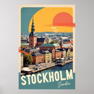 Stockholm Schweden Poster