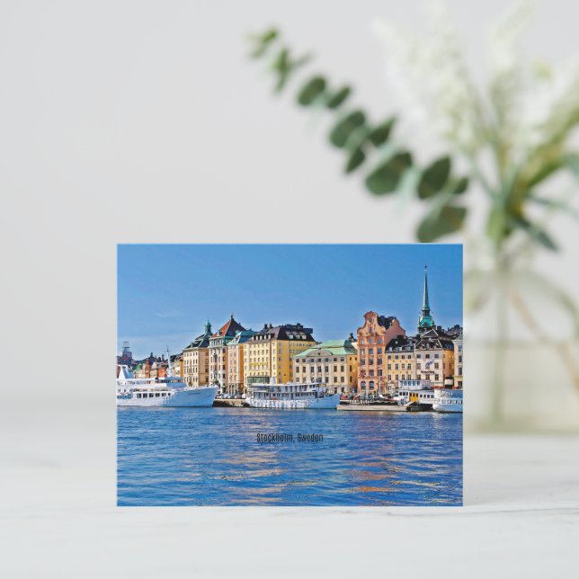 Stockholm, Schweden Postkarte (Stehend Vorderseite)