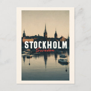 Stockholm schweden postkarte