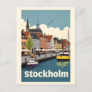Stockholm Schweden Postkarte